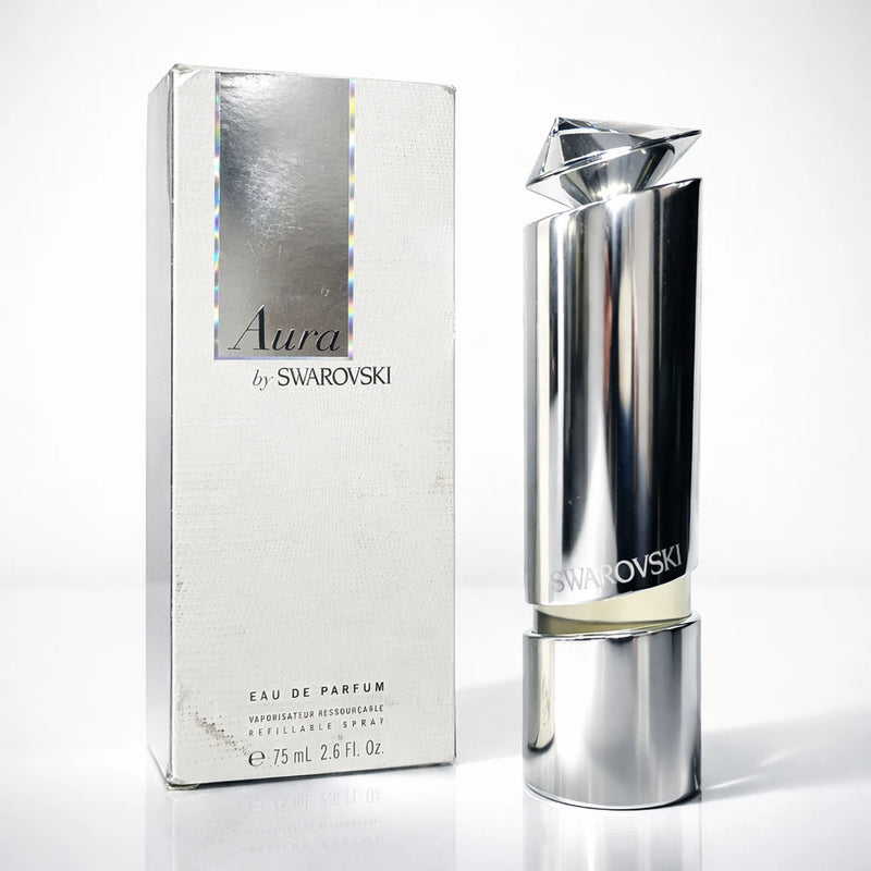 Aura by Swarovski 2.6 oz / 75 ml Eau De Parfum spray refillable for women EDP