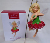 Hallmark Series Ornament Fairy Messengers #19 2023 Red Carnation Flower Fairy K2 Carnation