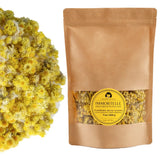 Immortelle Helichrysum Dried Flowers 7 OZ (200g) with Short Stems Wild Harvest Dried Flower