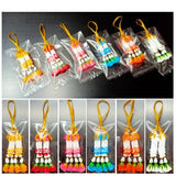Thai Hanging Jasmine Garland Plastic Flower Worship God Buddhis Malai Handmade Roses