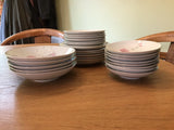 Royal Court Carnation Japan fine china pink Side Plates And Bowls Carnation