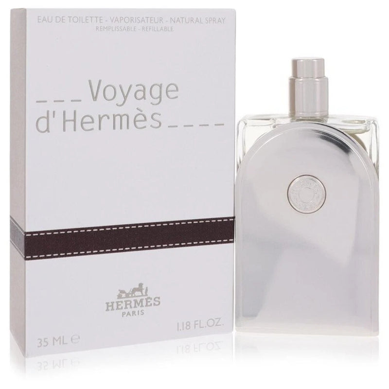 Voyage D'Hermes by Hermes Eau De Toilette Spray Refillable (Unisex) 1.18 oz (Men EDT