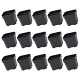 15 Pcs Plastic Hydroponic Planter Nursery Cups Small Flower Pots Garden Garden Plants