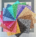 Cherry Blossom charm packs 102 pieces - 17 colors Flowering Plants