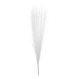 1Pcs Faux Pampas Grass 17.7" Fake Pampas Grass for Wedding Decoration White Pampas Grass