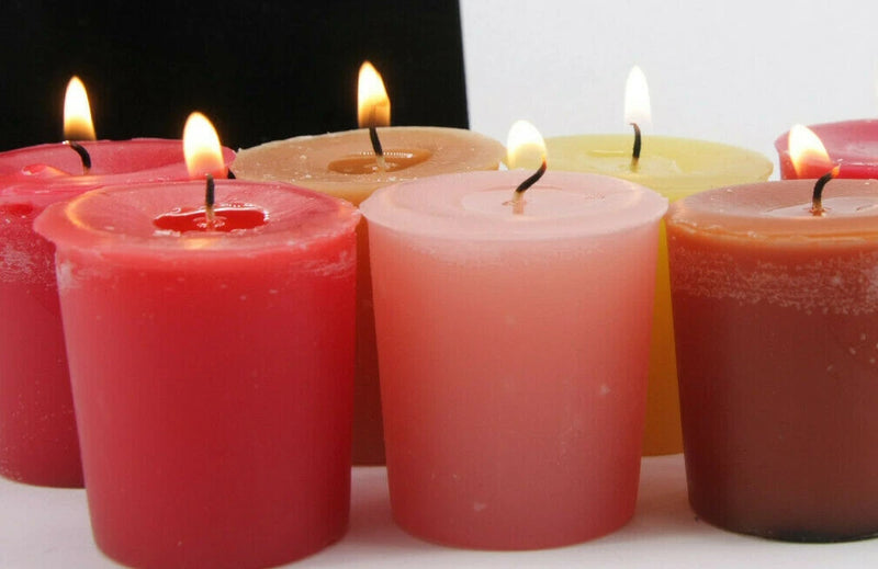 (2) Scented Votive Candles by New England Candle Co ~2oz 2" USA Small Batch Made Bouquet