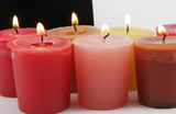 (2) Scented Votive Candles by New England Candle Co ~2oz 2" USA Small Batch Made Bouquet