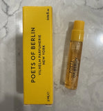 Vilhelm Parfumerie POETS OF BERLIN Eau de Parfum Sample Spray .06oz 2ml New EDP