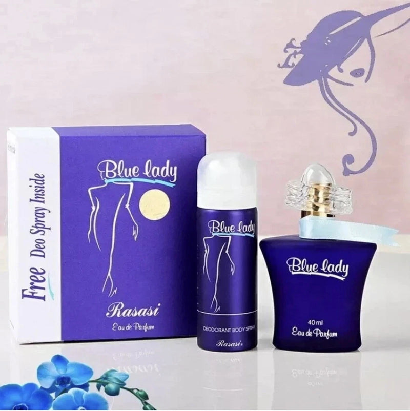 Rasasi Blue Lady Eau De Parfum Women , 40 ml Perfume for woman EDP
