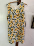 CDC Sunflower Dress WomenÕs Size 12 Sunflower