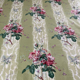 COLEFAX & FOWLER Ò GallicaÓ Green Floral Chintz Rare Stunning Per Yard (30 Avail Flowering Plants