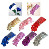 234 Pieces Satin Ribbon Rose Petals for Engagement Birthday Themed Party Bouquet