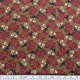 Autumn Glory by Thimbleberries for RJR Fabrics Brown Cotton by the HALF YARD Flowering Plants