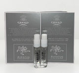2 X CREED AVENTUS  MEN EDP Eau De Parfum Spray Sample Vial 1.5 ML EDP