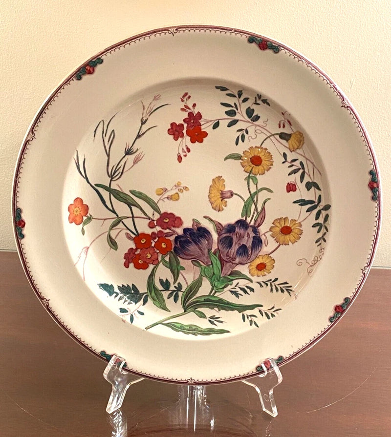 Wedgwood Etruria Ranunculus A7738-10 Floral Pattern 12.75" CHOP PLATTER C1926 Ranunculus