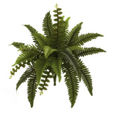 Indoor 14 In. Boston Fern Artificial Plant (Set of 6) Green Plant
