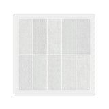 WHITE Jelly Roll: 20) 2 1/2" Strips, Quilting 100% Cotton Fabric, 2 Dups Flowering Plants