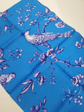Jennifer Paganelli Fabric Birds Floral Blue  Sew Quilt Cotton OOP FAT QUARTER Flowering Plants