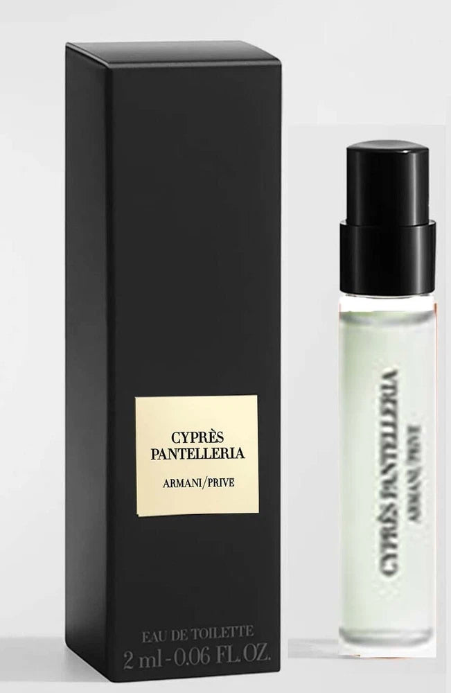 Armani Prive CYPRéS PANTELLERIA 0.06 oz / 2 ml Eau de Toilette Mini Vial Splash EDT