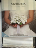 NEW David Tutera Applique Rhinestone Bouquet Wrap 1 Piece Wedding Bridal Bouquet