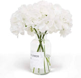10PCS Artificial White Hydrangea Flowers Silk Real Touch Bouquet Wedding Decor Hydrangea