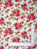 Lori Holt Fabric Cook Book Floral Flowers Cayenne Cotton Riley Blake By Yard Flowering Plants