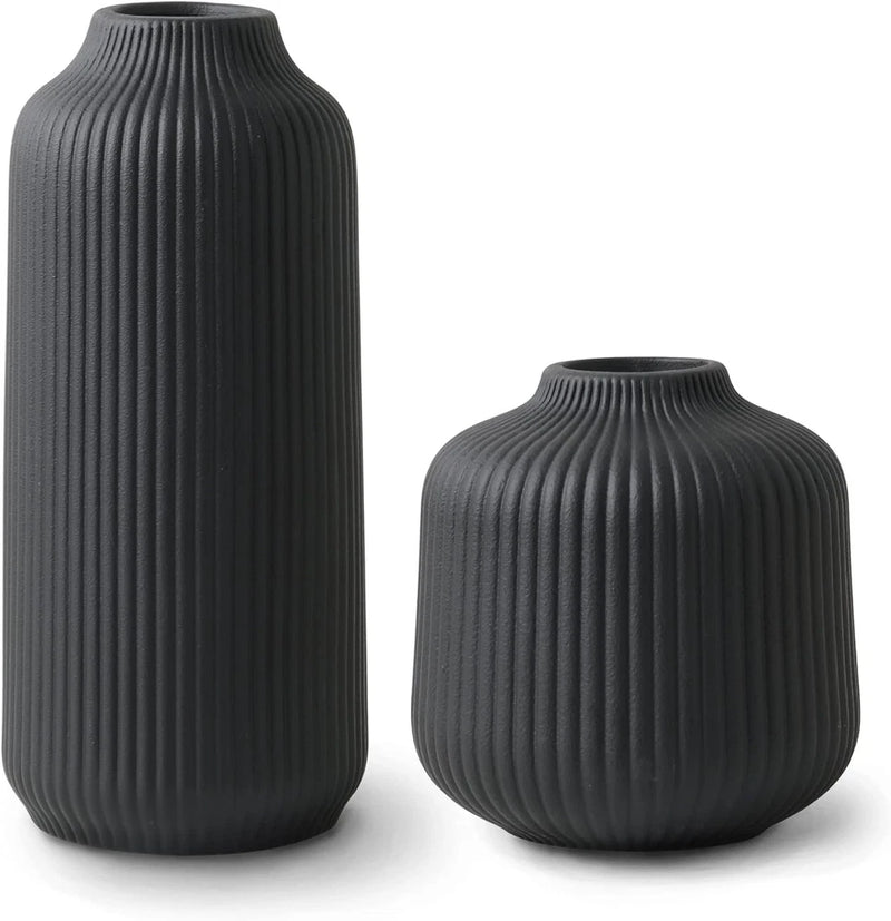 Ceramic Vases in Nordic Style, Modern Vase Deco for Pampas Grass, Boho Deco Pampas Grass