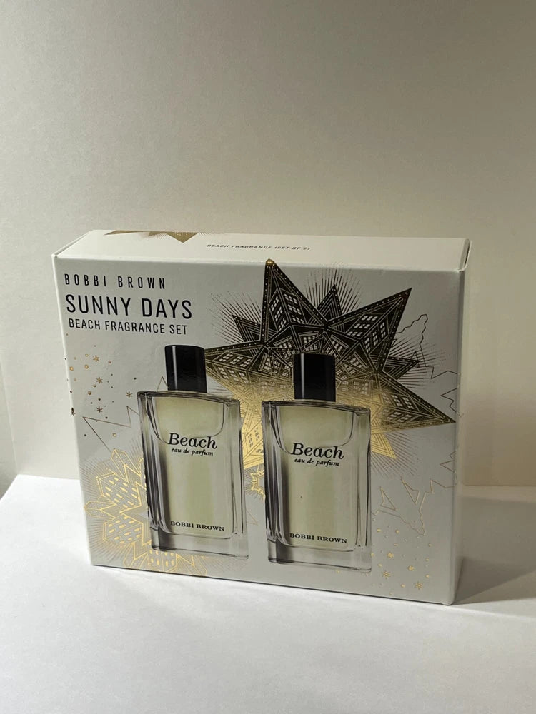 Bobbi brown Beach Fragrance Set  1.7 oz Each Total 3.4 oz NIB Bouquet
