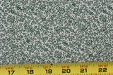By 1/2 Yd, Vintage, Green Calico on Tan Quilt Cotton, P7441 Flowering Plants