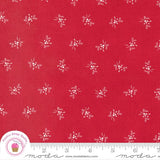 Moda JOYFUL GATHERINGS 49217 13 Red Floral PRIMITIVE GATHERINGS Quilt Fabric Flowering Plants