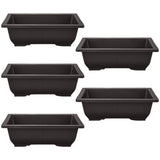 2 Count Flower Succulents Planter Garden Bonsai Holder Household Pot Garden Plants