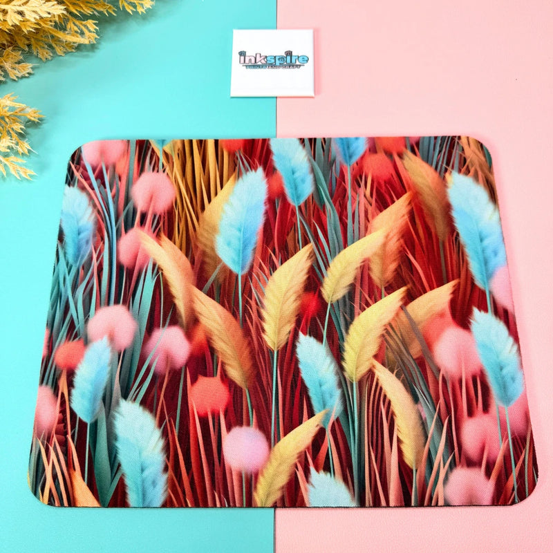 Mouse Pad - Colorful Pampas Grass - 1 Pc Pampas Grass