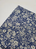 Liberty Fabrics 100% Cotton Florals Navy Sew Quilt Craft NEW FAT QUARTER Flowering Plants