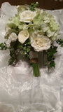 Brudal Bouquet, Calla Lilies Creamy Roses, Hydrangea Greenery, Wedding Flowers Hydrangea