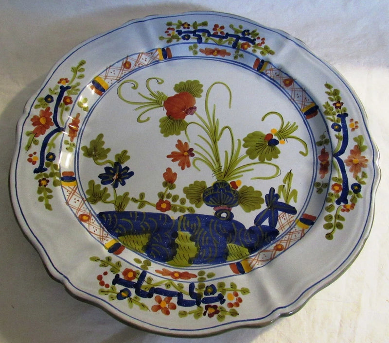 SIGMA CARNATION 13 1/4" CHOP PLATE ROUND PLATTER Carnation