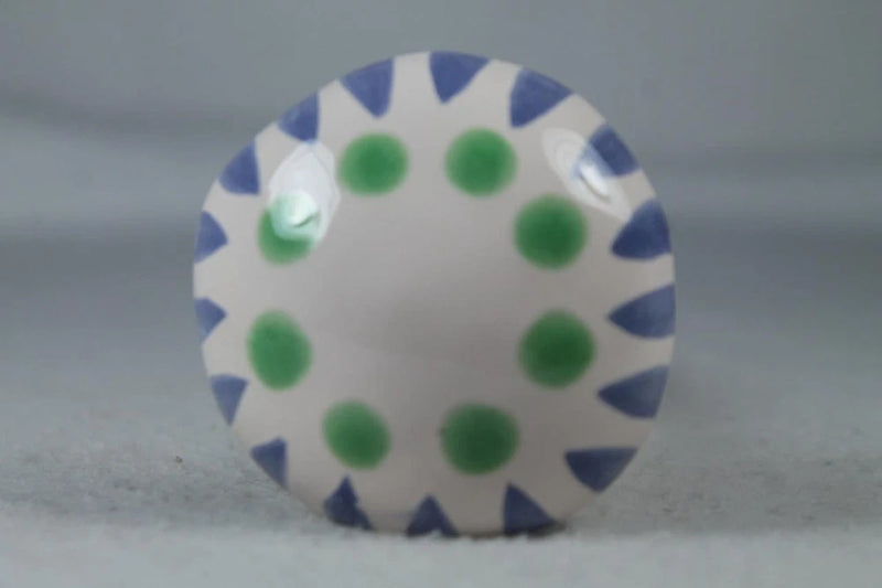 Rinconada Plant Stake-Green, Blue and Cream -Great For Mini Gardens Etc. NEW Garden Plants