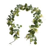 Handcrafted Green Eucalyptus Leaf Wedding Vine Plant for Event Styling Green Plant
