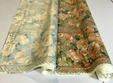 SOFT FURNISHING COTTON FABRICS : POT POURRI : $$8.00 per metre: #BM60 A.B Flowering Plants