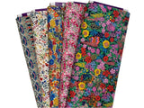 Liberty Tana Lawn Fabric Floral Luxurious Smooth  London Dressmaking Material Flowering Plants