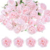 40-Pack Artificial Flower Heads, 3.15" Silk Faux Peony Fake Peonies [Pink] Peony