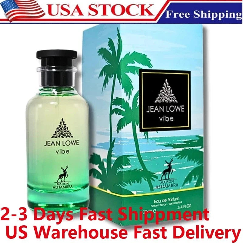 USA Seller-Jean Lowe Vibe Maison Alhambra Unisex 3.4 Oz Eau De parfum Spray New Bouquet