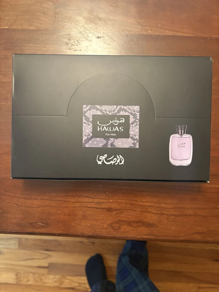 Rasasi Hawas For Him EDP  1.18oz , 35ml  Travel Size On the Go EDP