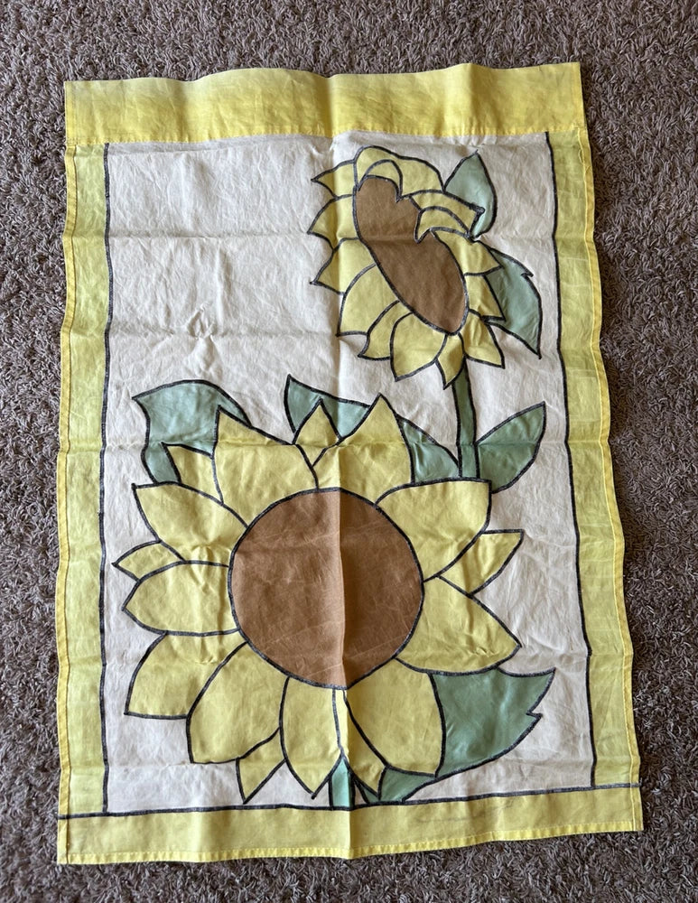 Unique Garden Flag Spring Summer Sunflower Flag 27" x 39" Flower art Sunflower