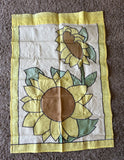 Unique Garden Flag Spring Summer Sunflower Flag 27" x 39" Flower art Sunflower