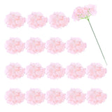 30Pcs Hydrangea Artificial Flowers Fake Hydrangea Flowers Light Pink Hydrangea