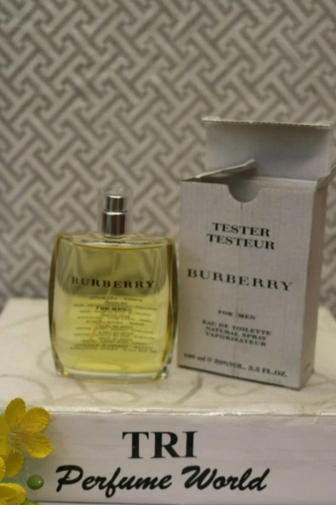 BURBERRY for Men Eau de Toilette Spray 3.3 fl.oz. White Box Batch code 01C32C160 EDT