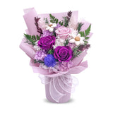 VTJMB Preserved Flower Bouquet, Fresh Flowers for Delivery Prime Purple Bouquet