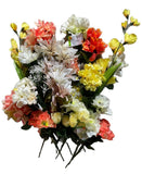 Floral Garden Fall Autumn X27 Artificial Stems Bouquet Fake Silk Arrangement New Carnation