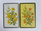 Sunflowers Petunia Flowers Blossoms Artist Painting 2 Single Swap Playing Cards Sunflower
