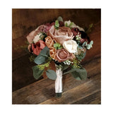 Mauve Blush Pink Burgundy Bridal Bouquet Sola Wood Bridesmaid Wedding Flowers Bouquet